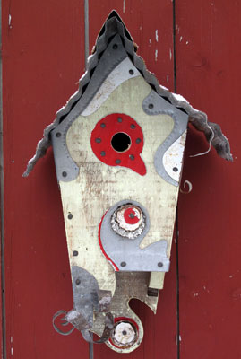 Tin Roof Birdhouse