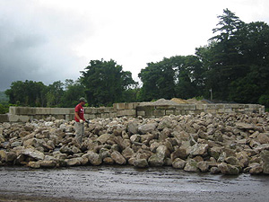 Neil Picking Out Stone